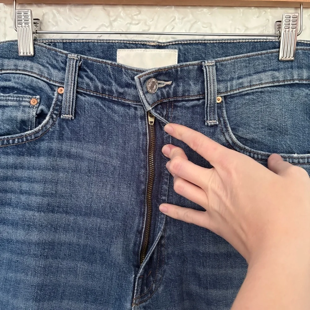 Mother High Waisted Rider Skimp Jeans Size 31 - Picture 4 of 11